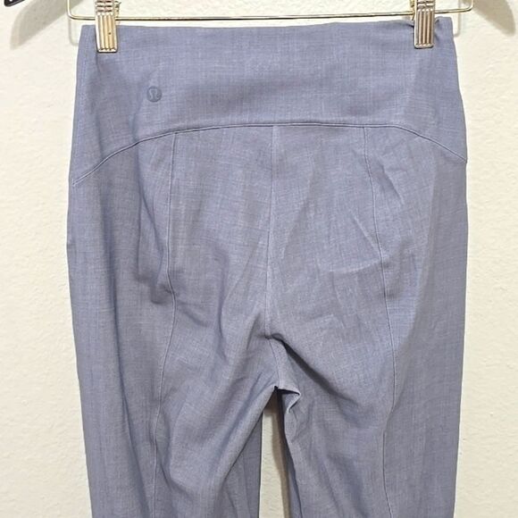 Lululemon Here to There high rise  pant tights light grey trousers size 6 - Picture 3 of 9